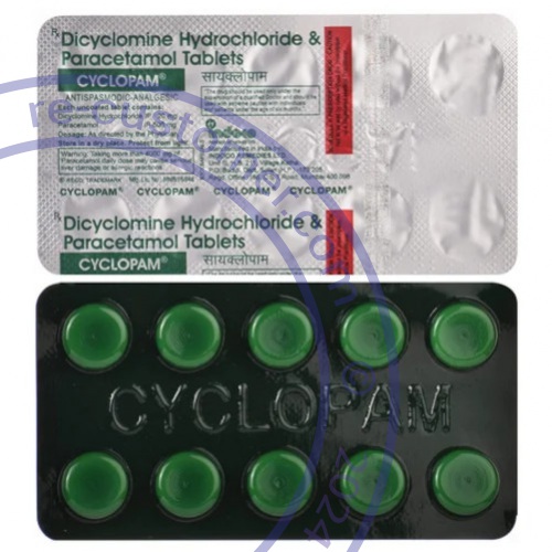 Trusted Tablets cyclopam photo